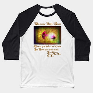 marriage of Titania; Salmon berry floral duet Baseball T-Shirt